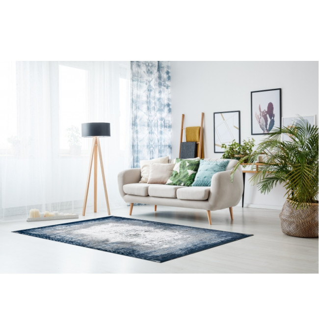 Koberec AKRYL VALS 0A034A C53 46 sloní kost / nebeský