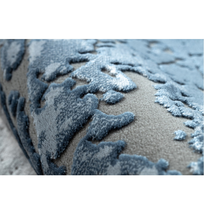 Koberec AKRYL VALS 0A036A C53 46 Ramka slonová kost / nebeský