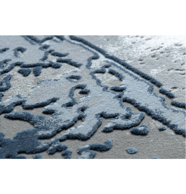 Koberec AKRYL VALS 0A036A C53 46 Ramka slonová kost / nebeský