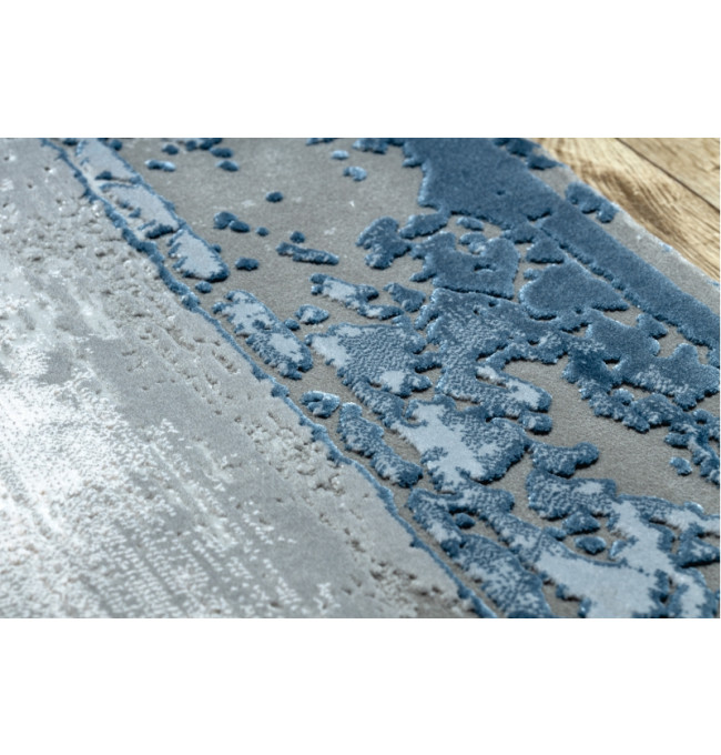 Koberec AKRYL VALS 0A036A C53 46 Ramka slonová kost / nebeský