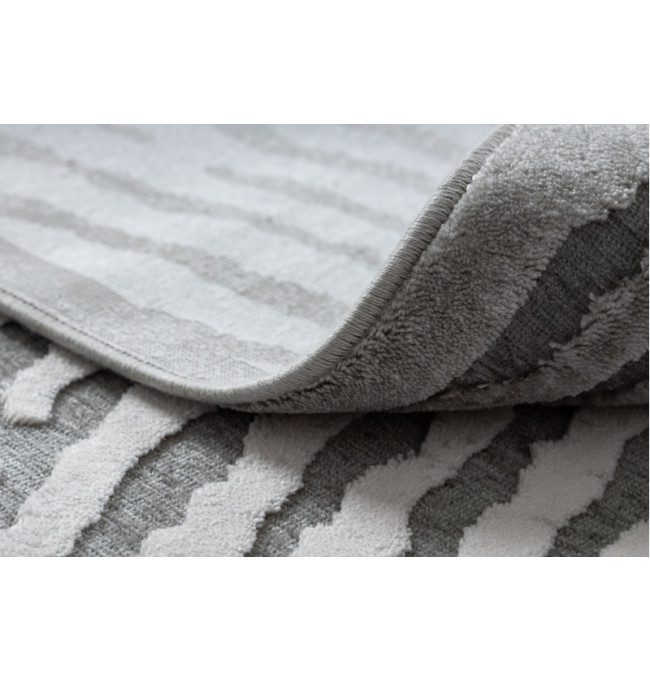 Koberec AKRYL YAZZ W8540 OTISK PALCE šedý