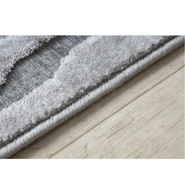 Koberec AKRYL YAZZ W8540 OTISK PALCE šedý