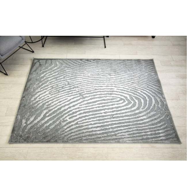 Koberec AKRYL YAZZ W8540 OTISK PALCE šedý