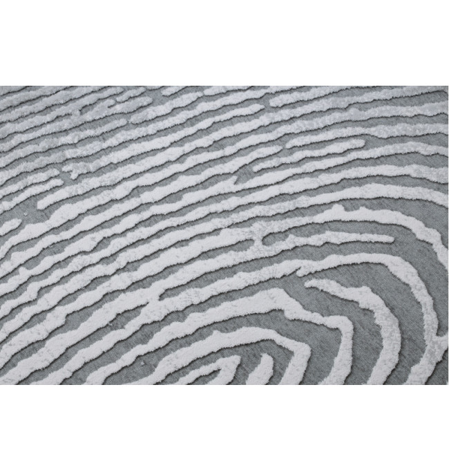 Koberec AKRYL YAZZ W8540 OTISK PALCE šedý