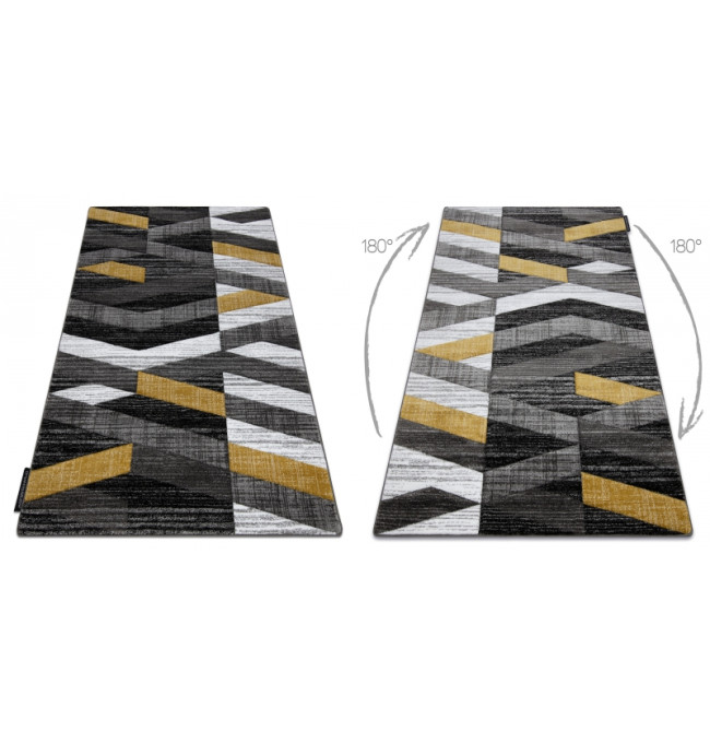 Koberec ALTER Bax Pásy zlatý