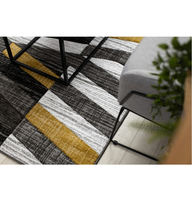 Koberec ALTER Bax Pásy zlatý