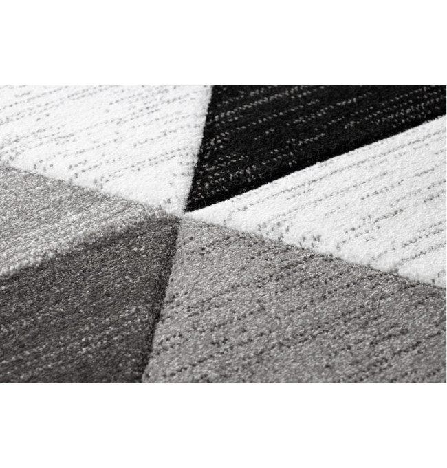 Koberec ALTER Rino Trojúhelníky šedý