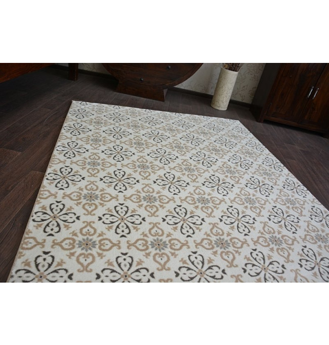Koberec ARGENT - W4949 květiny Krem