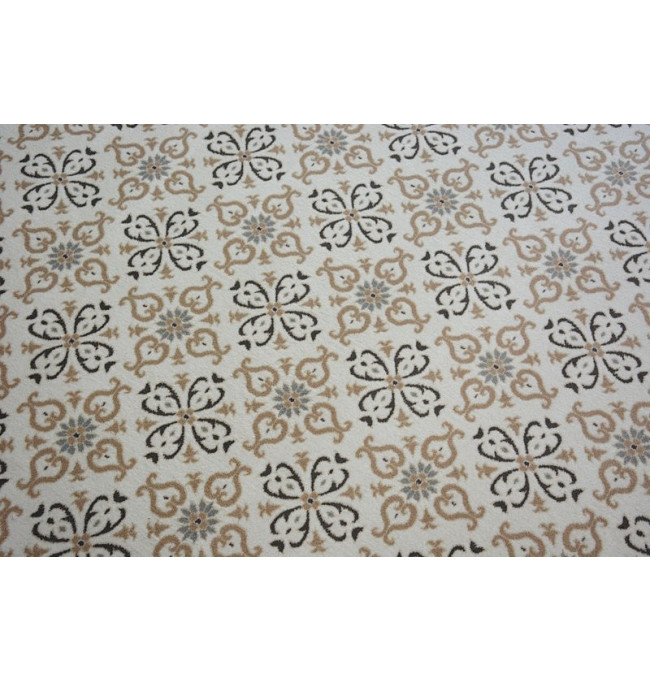 Koberec ARGENT - W4949 květiny Krem