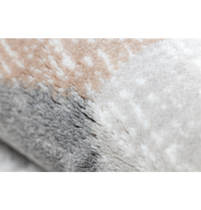 Koberec ARGENT - W6096 Trojúhelníky béžový / šedý