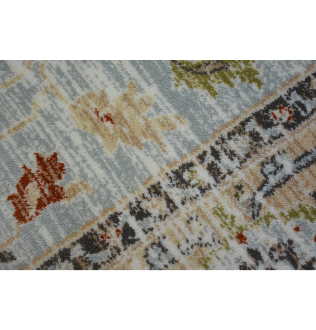 Koberec ARGENT - W7039 květiny Nebeský/Krém