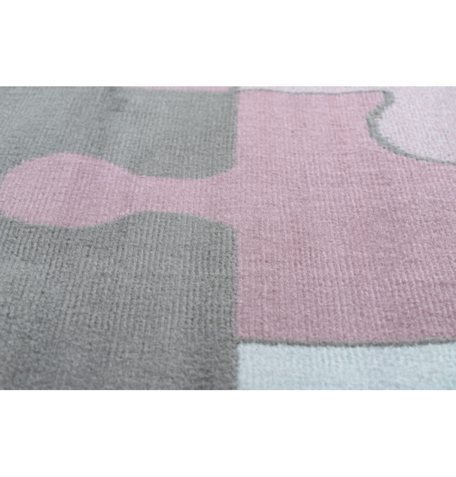 Koberec BCF ANNA Puzzle 3106 růžový