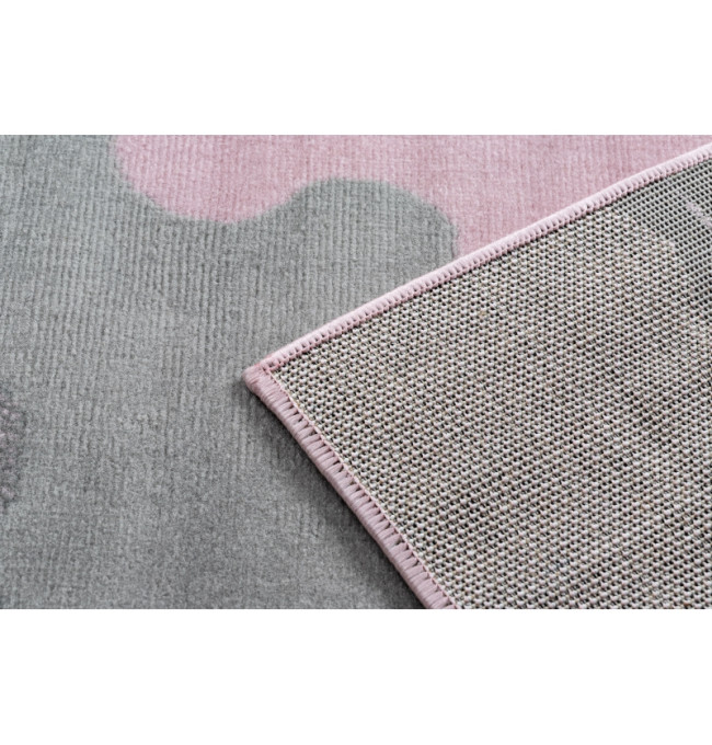 Koberec BCF ANNA Puzzle 3106 růžový