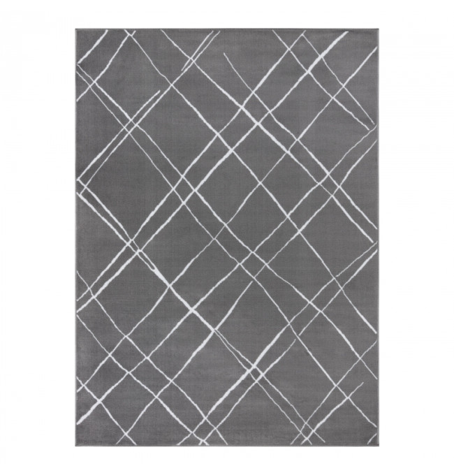 Koberec BCF ANNA Strokes 2967 Kratka tmavě šedý