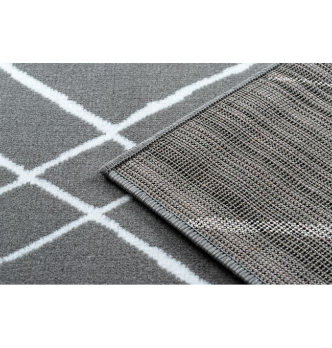 Koberec BCF ANNA Strokes 2967 Kratka tmavě šedý