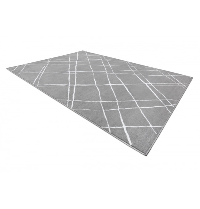 Koberec BCF ANNA Strokes 2967 Kratka tmavě šedý