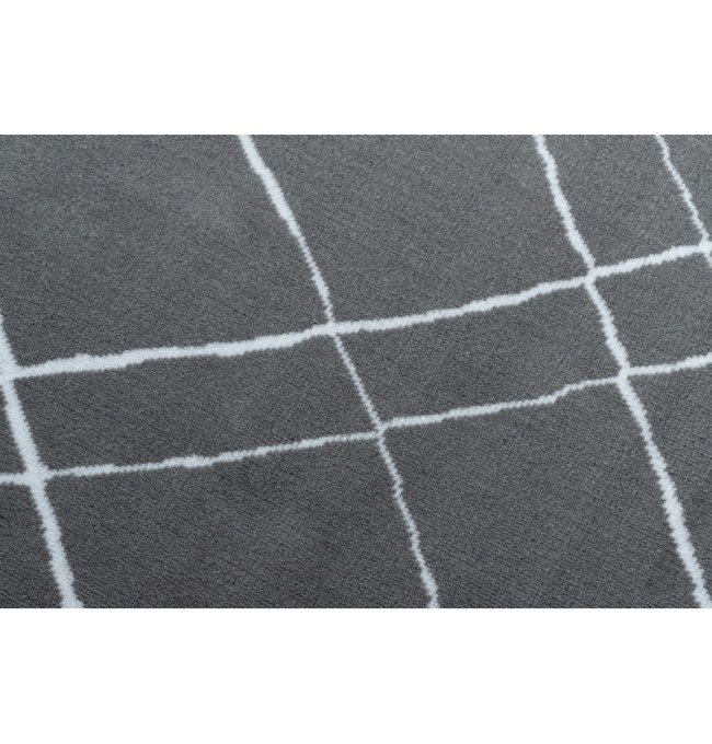 Koberec BCF ANNA Strokes 2967 Kratka tmavě šedý