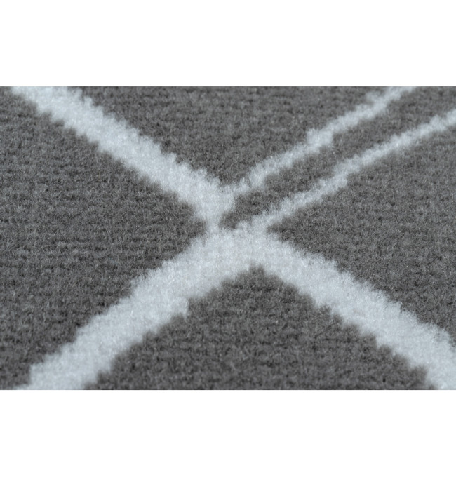 Koberec BCF ANNA Strokes 2967 Kratka tmavě šedý