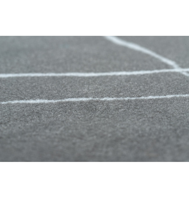 Koberec BCF ANNA Strokes 2967 Kratka tmavě šedý