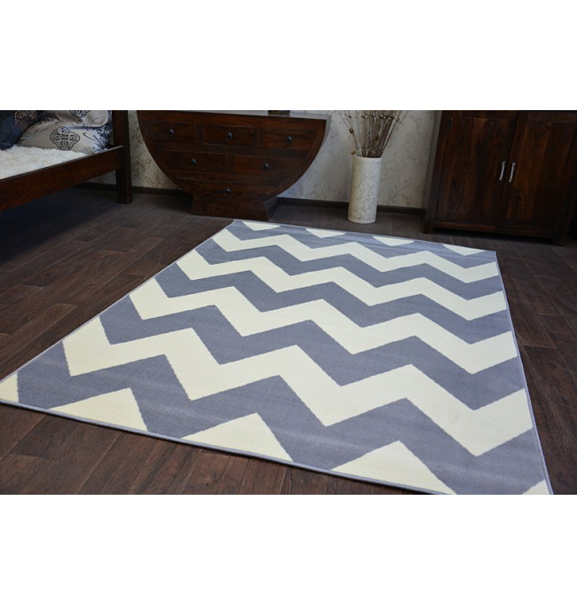 Koberec BCF BASE ZICK 3963 ZYGZAK šedý