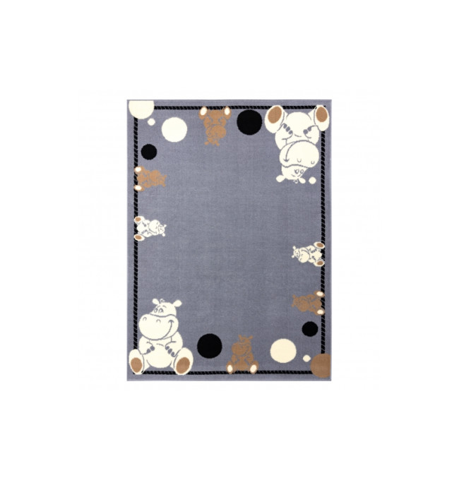 Koberec BCF FLASH Hippo 3993 - šedý