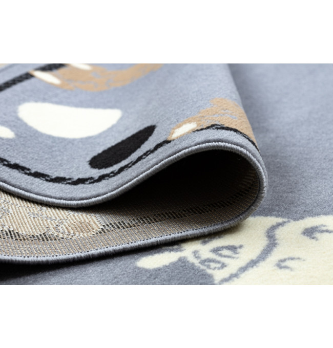 Koberec BCF FLASH Hippo 3993 - šedý