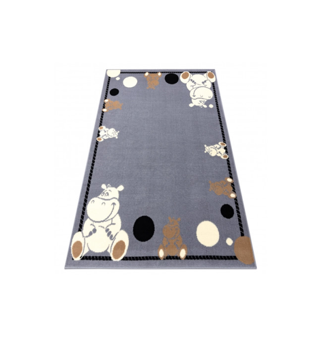 Koberec BCF FLASH Hippo 3993 - šedý