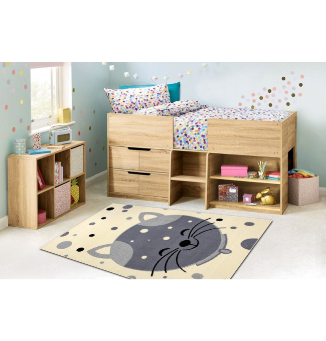 Koberec BCF FLASH Kitten 3998 - krém / šedý