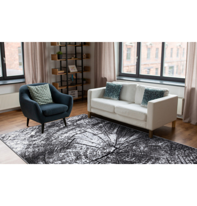 Koberec BCF Morad Pařez dřevo šedý