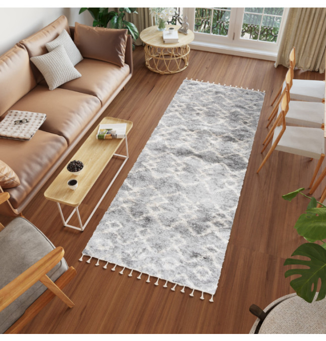 Koberec / běhoun AZTEC Q742A EJF šedý