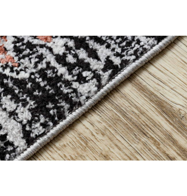 Koberec BELLE BR23A černý / růžový Fredzle