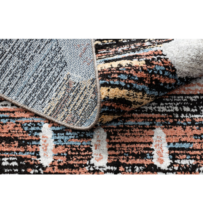 Koberec BELLE BR36A černý / růžový Fredzle