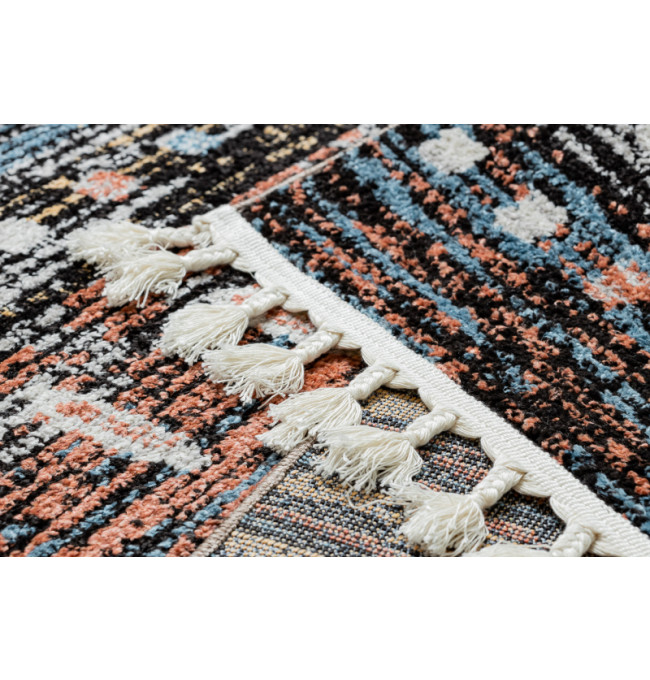 Koberec BELLE BR36A černý / růžový Fredzle