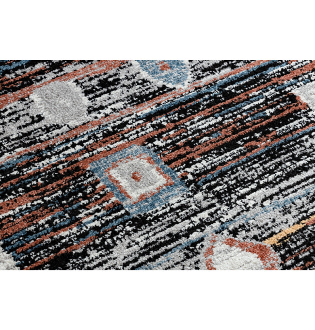 Koberec BELLE BR36A černý / růžový Fredzle