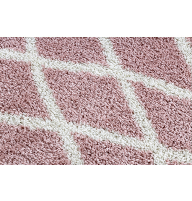 Koberec BERBER BENI kruh růžový Fredzle berber marokánský