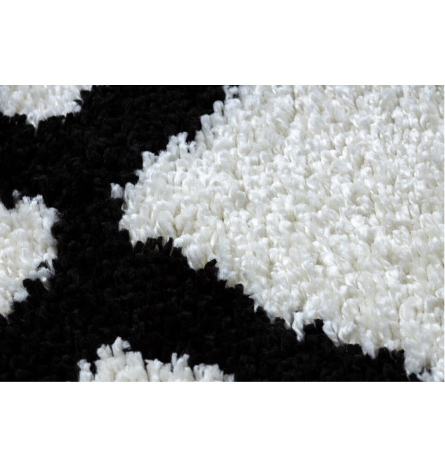 Koberec BERBER CROSS bílý Fredzle berber marokánský