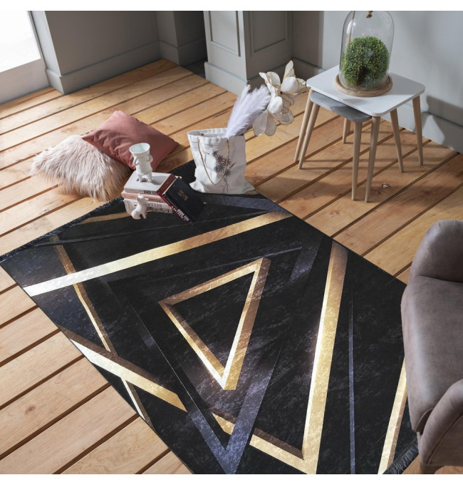 Koberec BLACK&GOLD 03