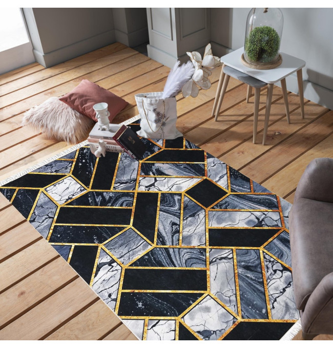 Koberec BLACK&GOLD 04