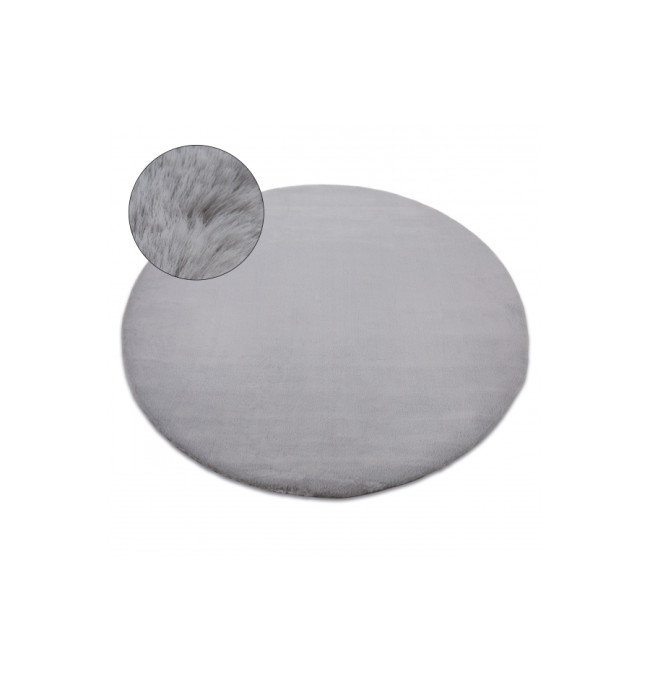 Koberec BUNNY KRUH stříbrný