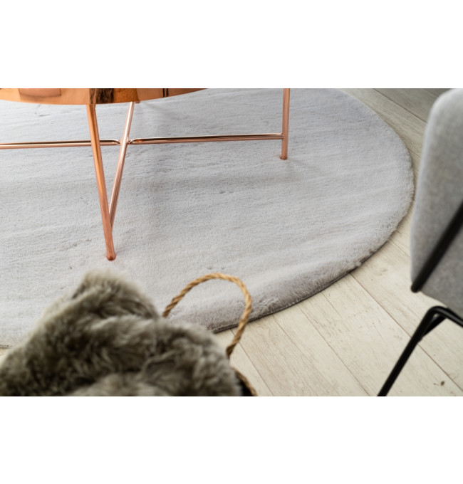 Koberec BUNNY KRUH stříbrný