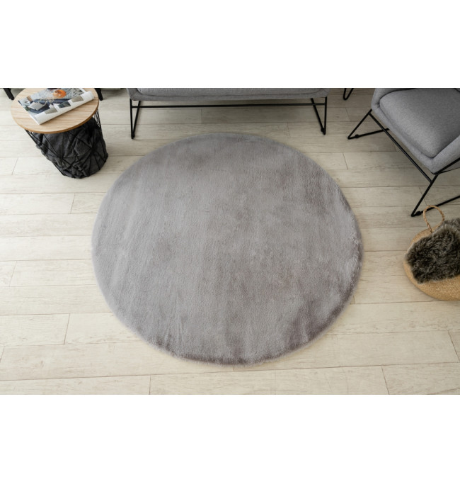Koberec BUNNY KRUH stříbrný