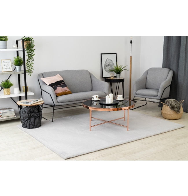 Koberec BUNNY stříbrný