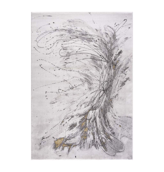 Koberec Chic 199 šedý / zlatý