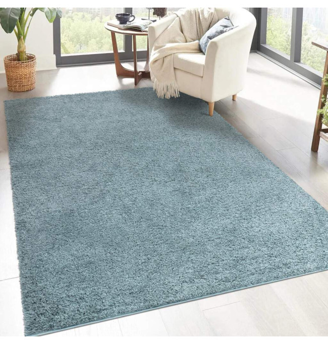 Koberec City Shaggy 500 tyrkysový
