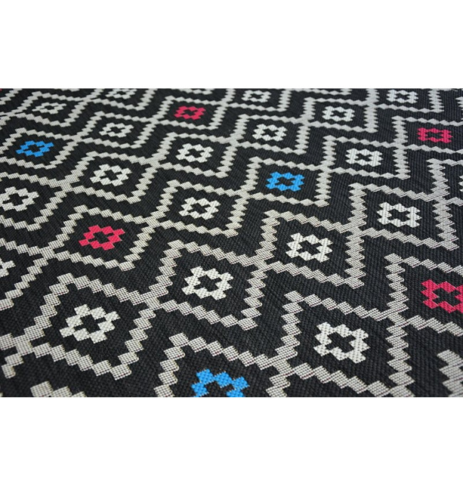 Koberec COLOR 19315/239 SISAL Romby černý