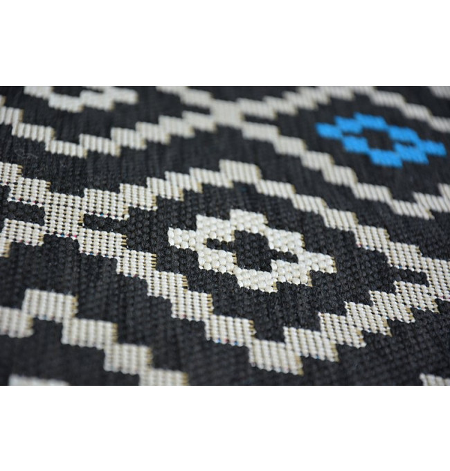 Koberec COLOR 19315/239 SISAL Romby černý