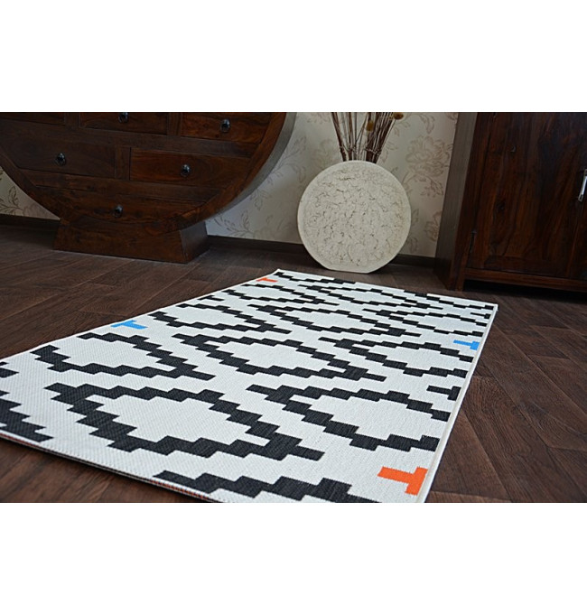 Koberec COLOR 19318/836 SISAL Romby bílý