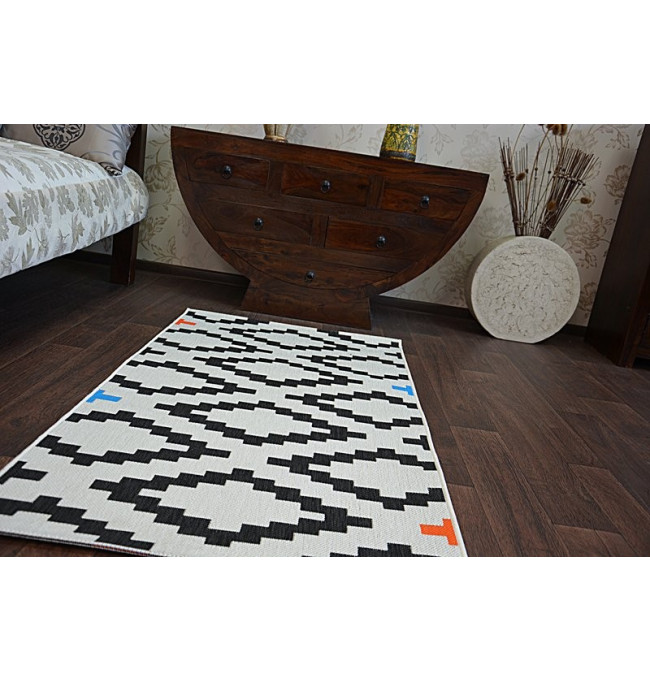 Koberec COLOR 19318/836 SISAL Romby bílý