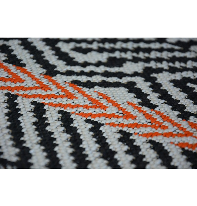 Koberec COLOR 19322/839 SISAL Pásy černý