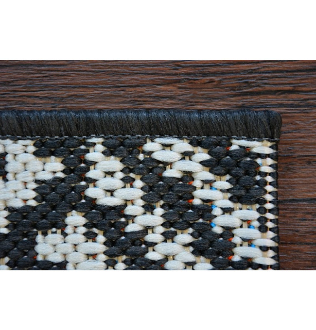 Koberec COLOR 19322/839 SISAL Pásy černý